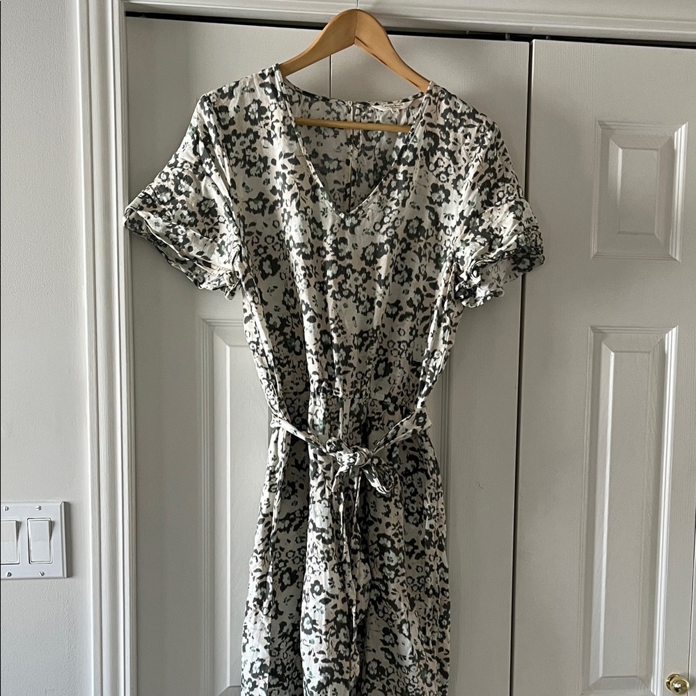Part Two Linen Patterned Jumpsuit S - Picture 1 of 6